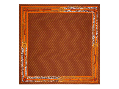 GUESS Foulard Noelle Kefiah - marron - 130 x 130 cm