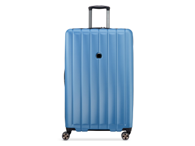 DELSEY Valise long séjour Longitude slim extensible - bleu