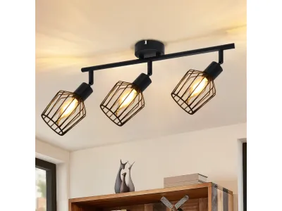 NETTLIFE 3 Spots de Plafond E14 - métal, lampe de couloir