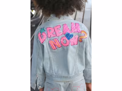 Veste en jean - Bleu - Billieblush