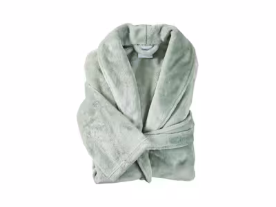 TRADITION DES VOSGES Peignoir Microfibre - Vert d’eau